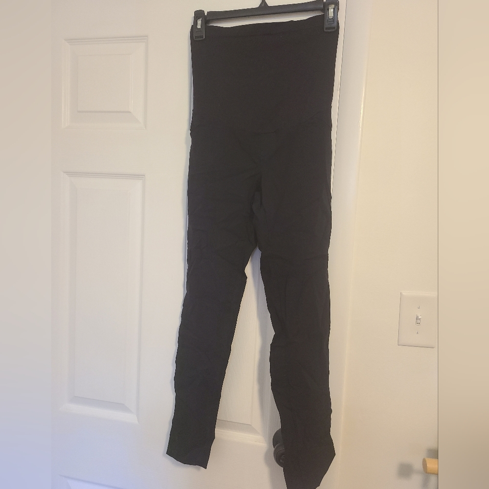 Black Maternity Dress Pant